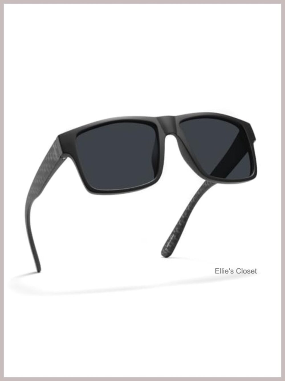 Extra Large Polarized Square Sunglasses Big Heads Men TR90 Lightweight